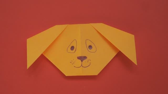 Как сделать СОБАКУ ИЗ БУМАГИ. Оригами СОБАКА.mp4 смотреть онлайн