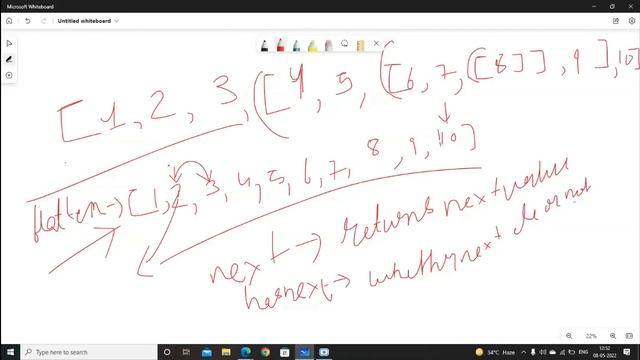 Leetcode 341. Flatten Nested List Iterator смотреть онлайн