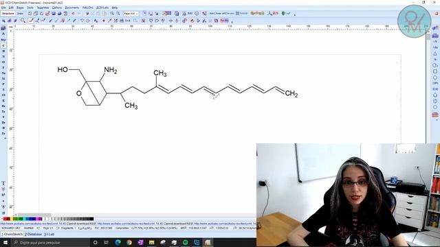 #DeT | Chemsketch 02 | Construindo estruturas moleculares 2D смотреть онлайн
