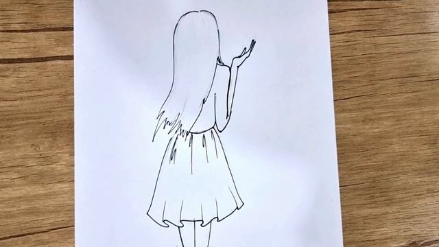 CHIROYLI QIZ RASMINI CHIZISH | КАК НАРИСОВАТЬ КРАСИВУЮ ДЕВУШКУ | DRAWING A BEUTIFUL GIRL смотреть онлайн