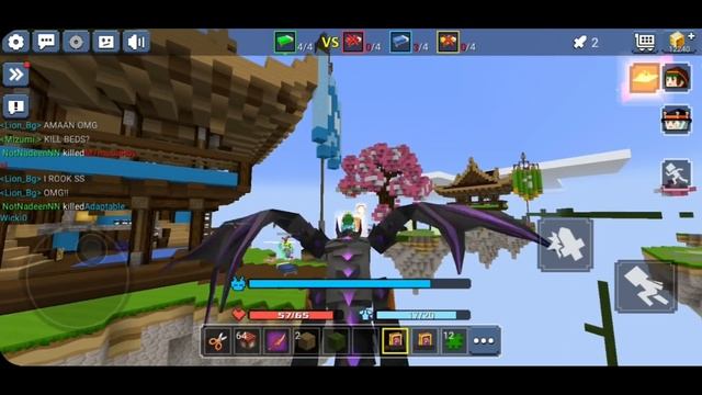 How To Abuse The Dragon Glitch in Bedwars!! (Blockman GO) смотреть онлайн