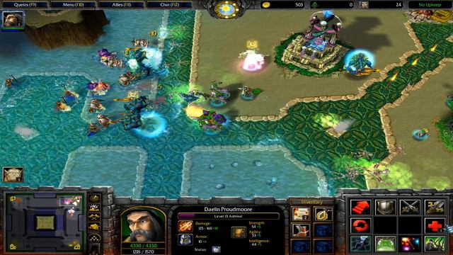 Warcraft III: TFT - (CUSTOM) 516 - Hero push - S Whitem смотреть онлайн