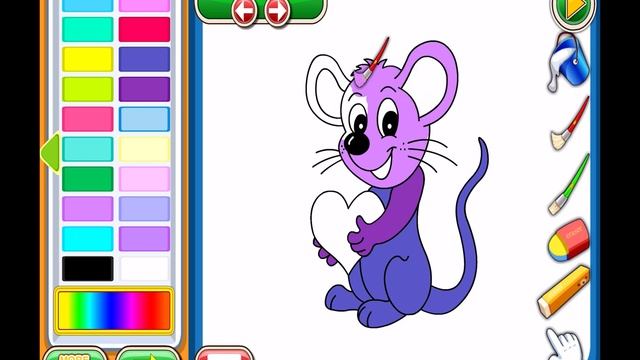 My Coloring Book - Gameplay Walkthrough Part6 - Mouse Coloring смотреть онлайн