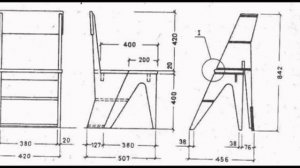 Стул стремянка своими руками чертежи