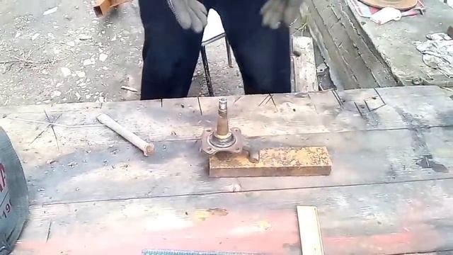 Делаем адаптер к мотоблоку "ОКА"Видео 1.Ставим на колёса. смотреть онлайн