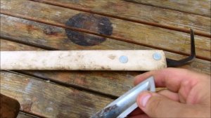 Как заточить плоскорез за 2 минуты.