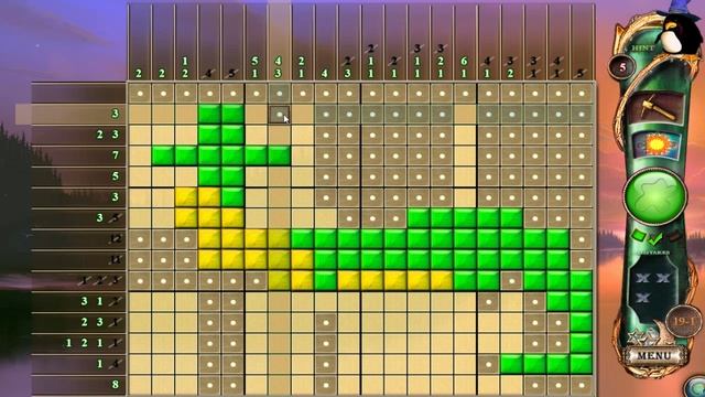 Fantasy Mosaics 10: Time Travel - 19-1 - Lyzard (Walkthrough) смотреть онлайн