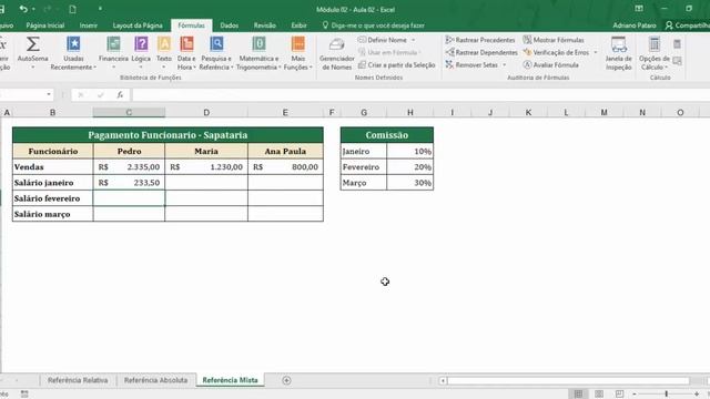 Referência Relativa, Absoluta e Mista | Excel #20 смотреть онлайн