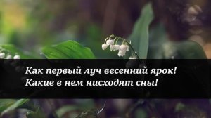 А.А. Фет " Первый ландыш " | Учи стихи легко | Караоке | Аудио Стихи Слушать Онлайн