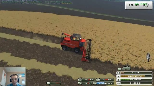 FS13 Throwback on MAFM V2 Ep 4-Workin on Wheat And Finishin Corn Tillage смотреть онлайн