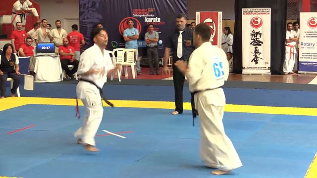 Sudamericano Shinkyokushinkai Uruguay 2016 | Franklin Mora (Chile) vs Richard Ríos (Paraguay) смотреть онлайн