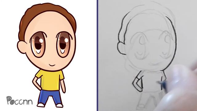 Cómo dibujar a Morty Chibi (Rick y Morty) смотреть онлайн