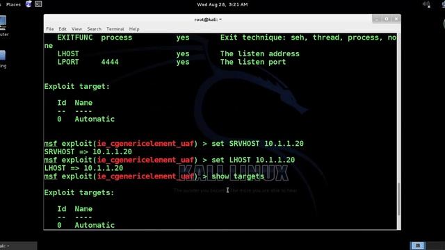 Kali Linux - IE 8 Exploit Hacking смотреть онлайн