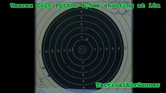 Umarex Colt Python 10meter ShootingTest смотреть онлайн