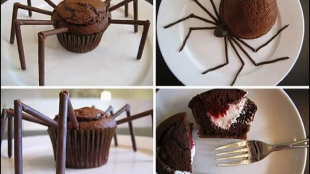 Скоро Хеллоуин. Идеи украшения блюдюд. смотреть онлайн