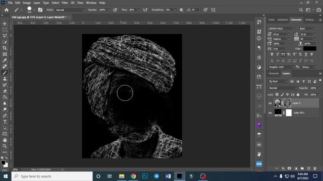 Photoshop Portrait Brush Stroke Effects Tutorial | Grafix Mantra #photoshop #youtubechannel смотреть онлайн
