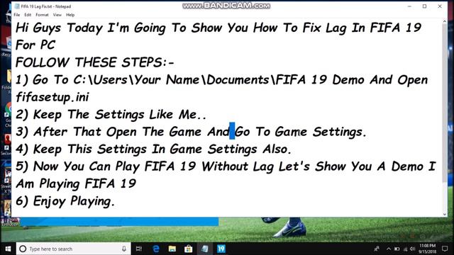 FIFA 19 Lag Fix | How To Fix Lag And Slow Motion For PC - Best Solution - Works Also On Low Specs P смотреть онлайн