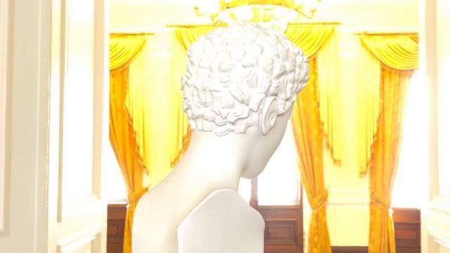 Визуализация скульптуры Давида смотреть онлайн