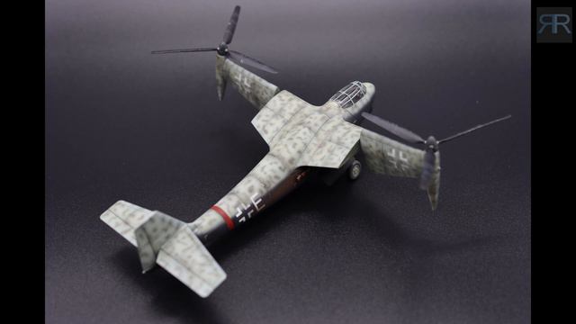 German Weserflug P.1003 VTOL 1:48 Amusing Hobby 48A002 смотреть онлайн