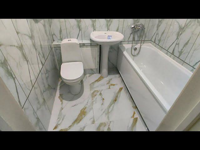 МОНТАЖ ПАНЕЛЕЙ ПВХ в УГЛАХ на СТЕНЫ без ФИНИШЕК из Стартовых в Ванной смотреть онлайн