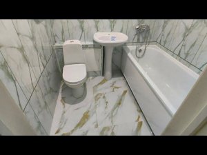 МОНТАЖ ПАНЕЛЕЙ ПВХ в УГЛАХ на СТЕНЫ  без ФИНИШЕК из Стартовых в Ванной