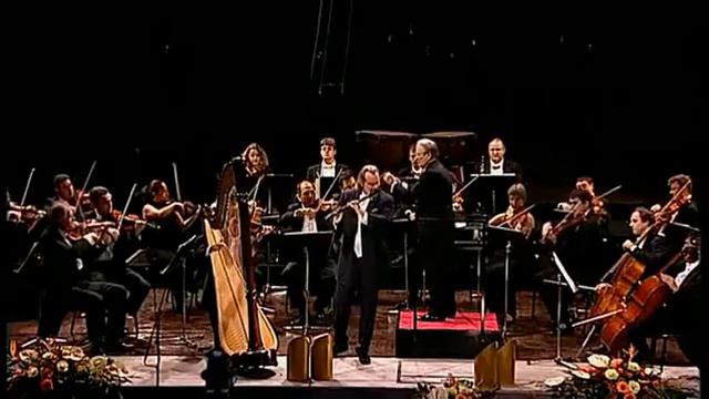 Mozart Flute & Harp Concerto C major K 299 Neville Marriner смотреть онлайн