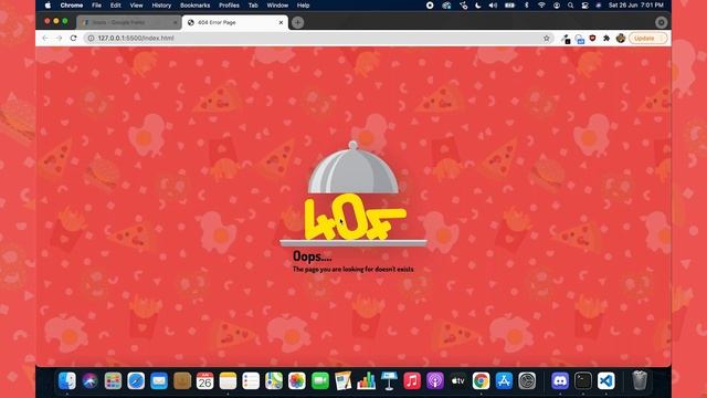 404 Error Page using HTML and CSS смотреть онлайн