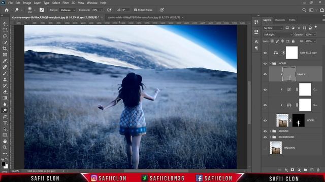 [ Photoshop Manipulation ] BETWEEN - Space Fantasy Editing Tutorial смотреть онлайн