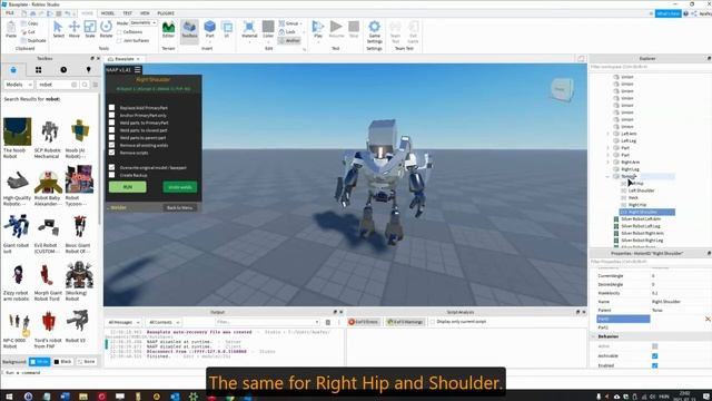 ▶ Make a Robot ? in Roblox Studio in 15 minutes! ⌛ смотреть онлайн