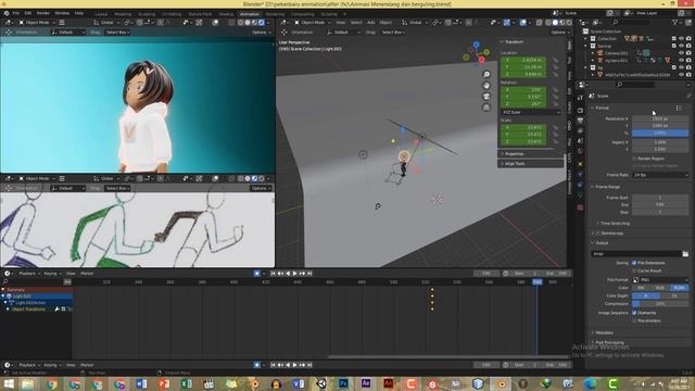 Cara Set Up Render Video Blender 3.0 смотреть онлайн