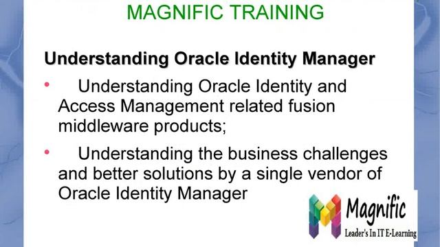 Oracle Identity Manager IDM Online Training Singapore смотреть онлайн