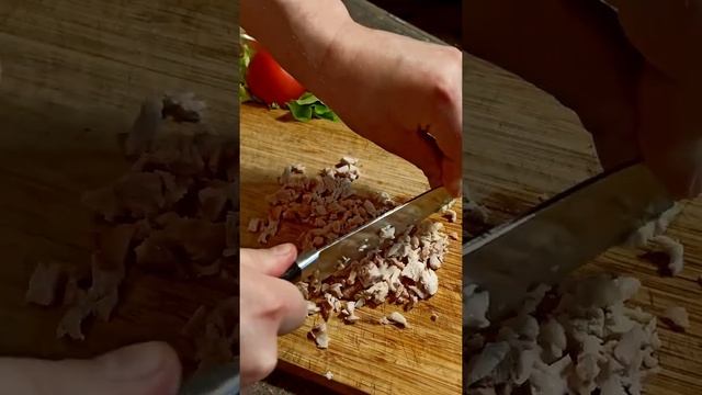 ПП салат на ужин Всего 100 ккал #shorts смотреть онлайн