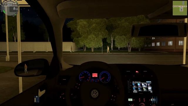 VW Golf Mk 5 - City Car Driving (Day & Night) смотреть онлайн