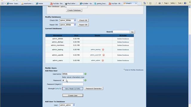 How to make a MYSQL Database with user & password on MySQL® Database Wizard смотреть онлайн