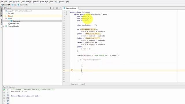 JAVA Tutorial for Beginners - Lesson 04: If - Else Statement смотреть онлайн
