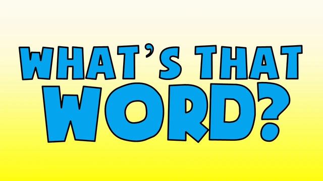WHAT'S THAT WORD? (reading simple CVC words) смотреть онлайн