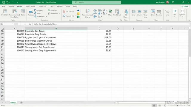 03: Navigate Excel and the Ribbon смотреть онлайн