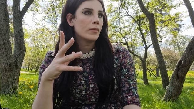 супер нежный мукбанг в японском парке