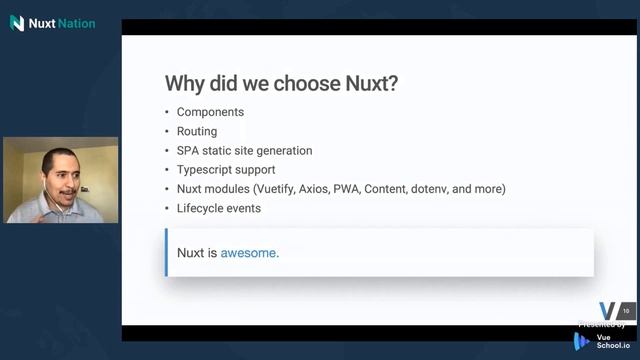 How moving to serverless Nuxt sped up our time to market by Miguel A. Calles: Nuxt Nation 2021 смотреть онлайн