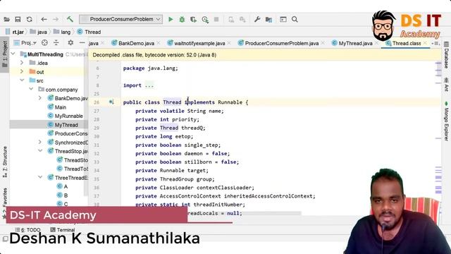 Java Multi Threading Using Thread Class Explained in Sinhala смотреть онлайн