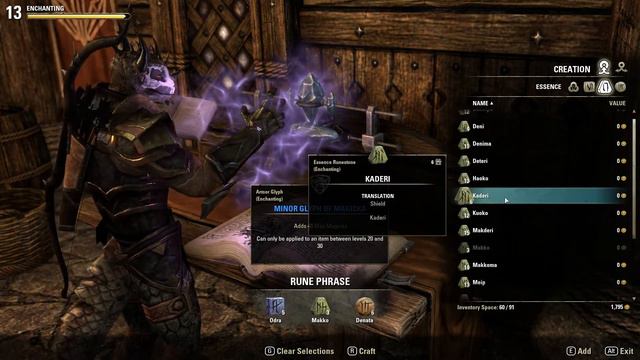 Elder Scrolls Online - Smooth Work - Discussion - Enchanting Essence Runes смотреть онлайн