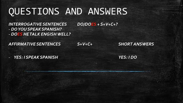 simple tenses/short answers смотреть онлайн