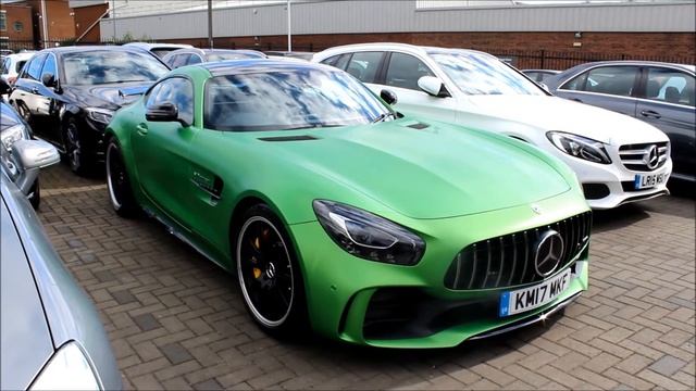 Mercedes AMG GTR and AMG GTC in Birmingham! (Walk Around, Interior, Revs and Start-Ups) смотреть онлайн