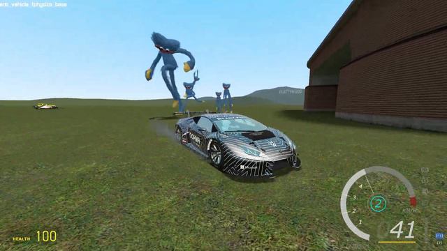 Huggy Wuggy FAMILY VS Cars in Garry's Mod ! смотреть онлайн
