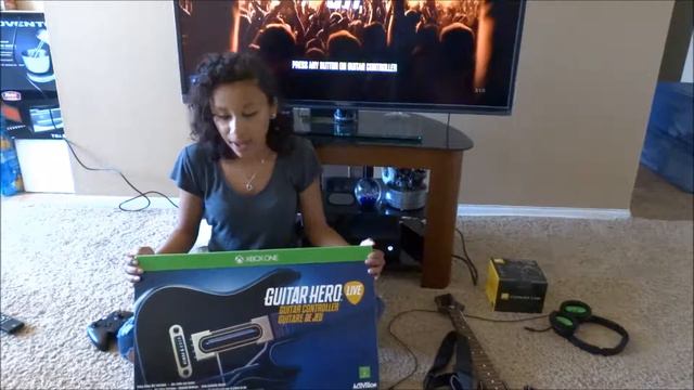 Guitar Hero Live guitar controller unboxing xbox one смотреть онлайн