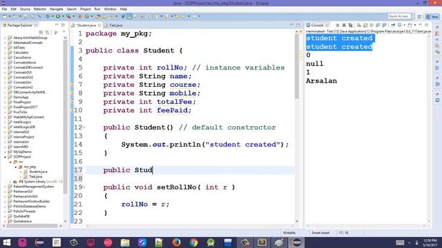 4. Constructor and Constructor overloading in Java - Pashto смотреть онлайн