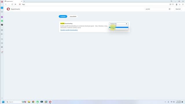 How To Enable Parallel Downloading In Opera Browser On Windows 11