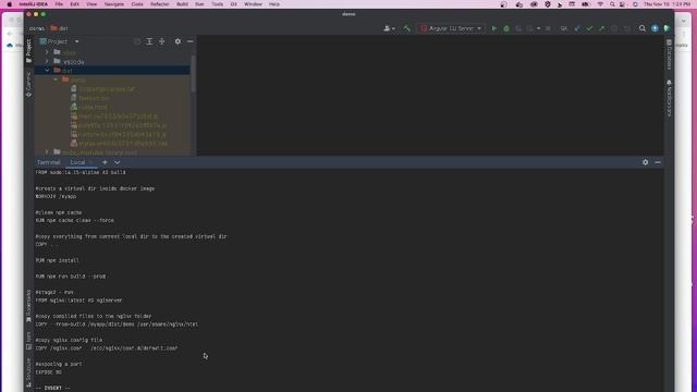 Run Angular App using Docker Container смотреть онлайн