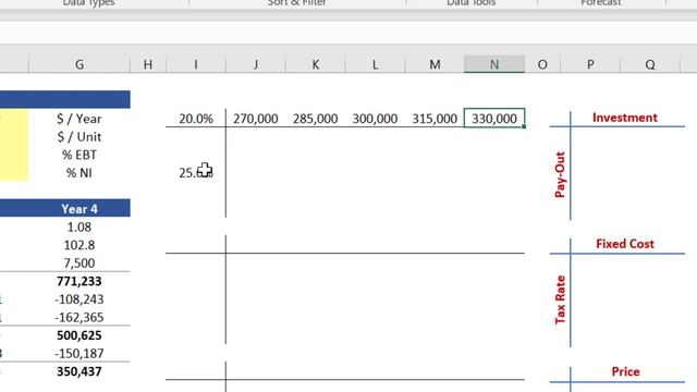 How to use the Excel Data Table смотреть онлайн