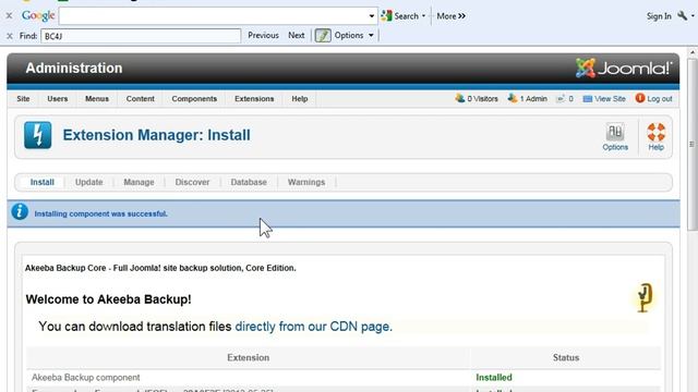 Joomla 2.5 Training - How to backup a Joomla Website смотреть онлайн